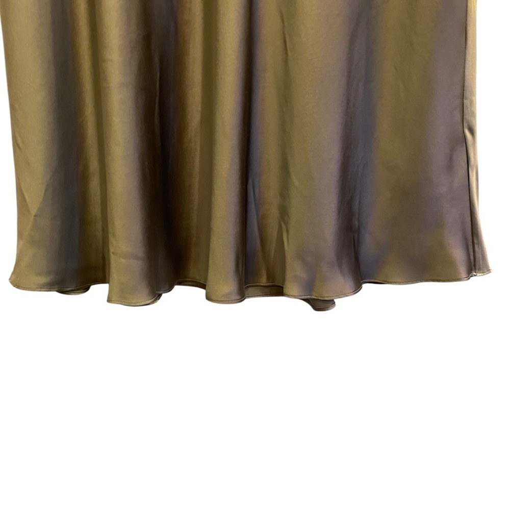 NWT Womens Quince 100% Washable Silk Maxi Tulip Skirt Gray Sz Small and XL - Picture 4 of 15